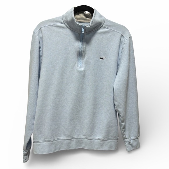 Vineyard Vines Other - Vineyard Vines Men's Light Blue Zip-Up Sweater